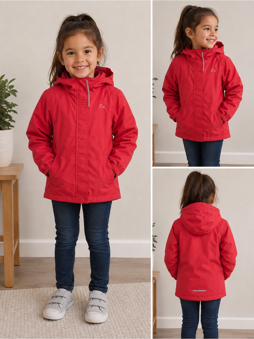 Paradox Girls Fall Jacket – Size 4 – Red/Pink